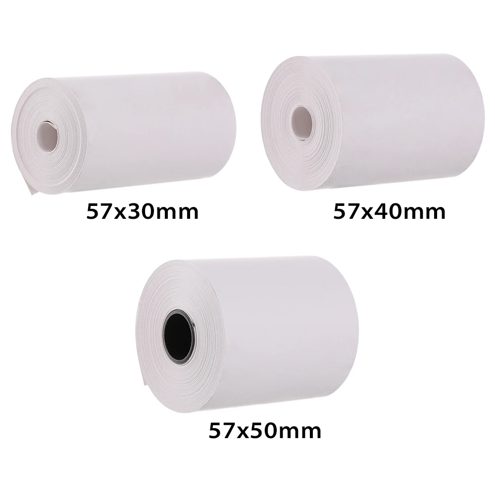 5 шт. 57*40 мм кассовый аппарат бумага термальная Чековая рулон принтер купюра POS