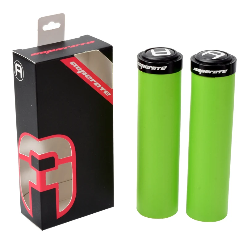 Green black ring Горный велосипед дорожный велосипед Нескользящая ручка Нескользящая резиновая ручка для велосипеда замок для горного велосипеда ручка для велосипеда силиконовый замок ha - Цвет: Green black ring