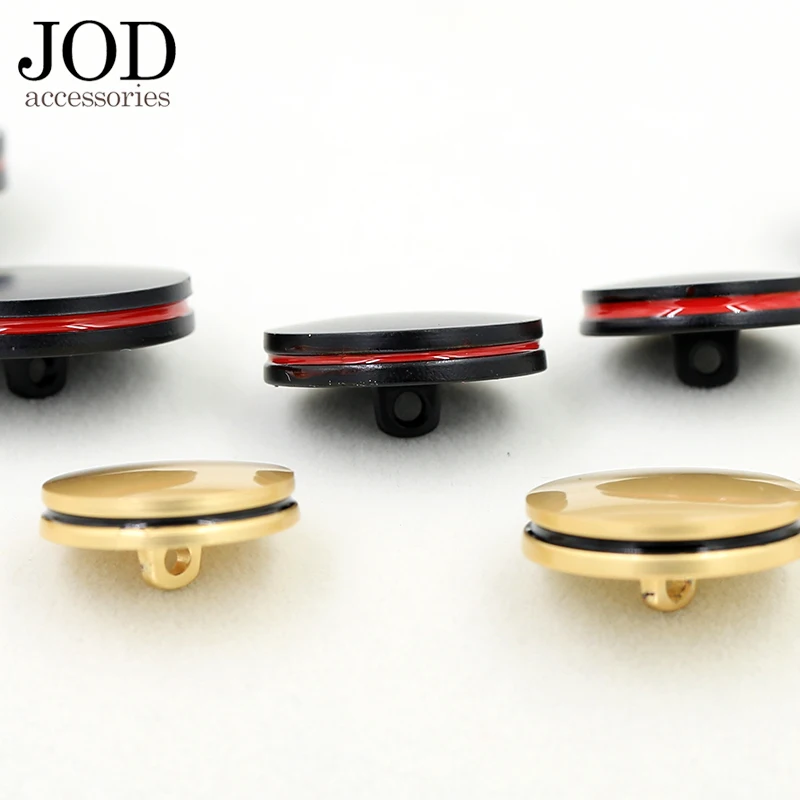 

6pcs Fashion Metal Button for Clothes Casual Wear Button Men Coat Button Sewing Windbreaker Pants Gold Black Button Accessories