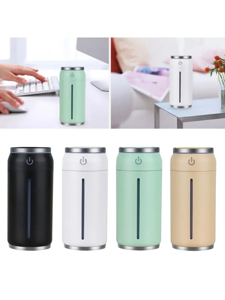 

Can Shape Large Capacity Portable Desktop Air Humidifier USB Mist Maker Aroma Essential Oil Diffuser for Home Car Fogger Small