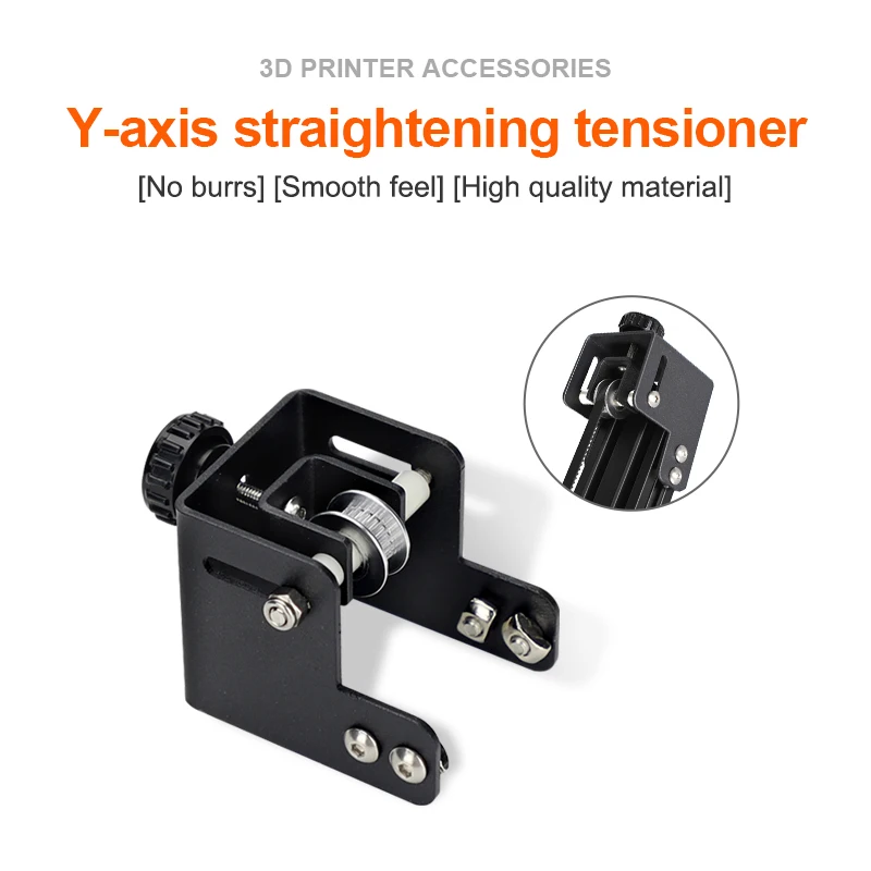 

3D Printer Parts Black 4040 Profile Y-axis Synchronous Belt Stretch Ender-3 Pro Straighten Tensioner For Ender3 PRO