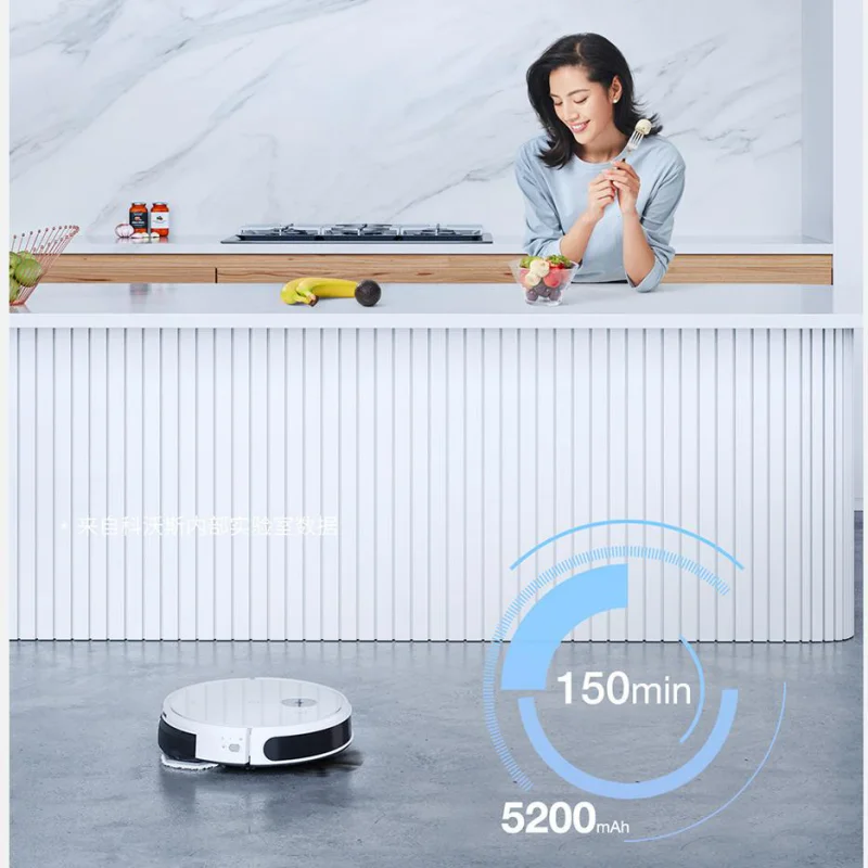Робот пылесос ECOVACS N9 + с функциями сухая и влажная уборка всасывание домашний