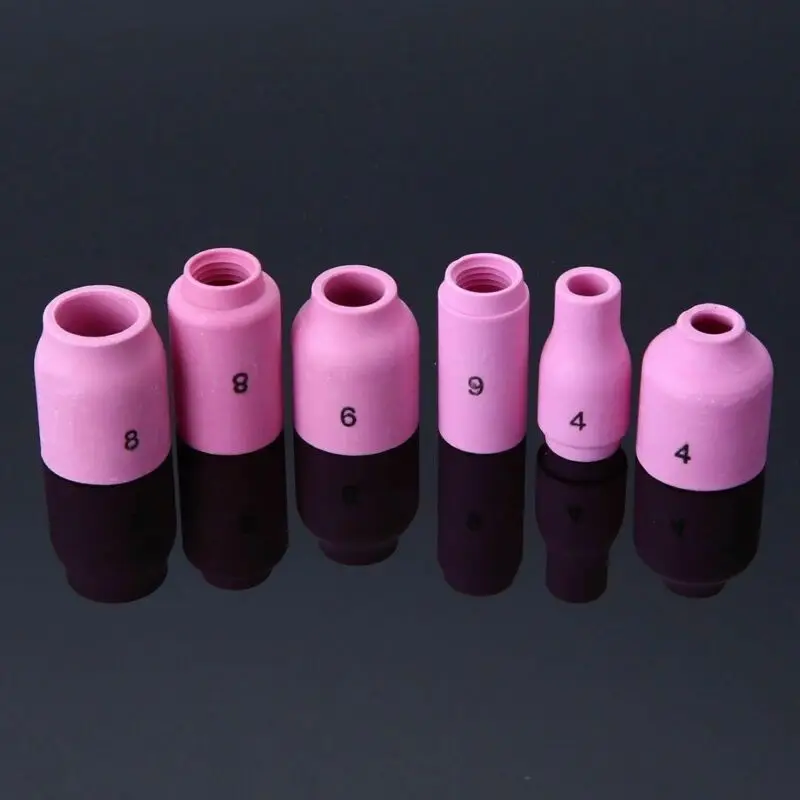 Медный газовый объектив Pyrex алюминиевый TIG резак для сварки Tig WP 17/18/26 Замена