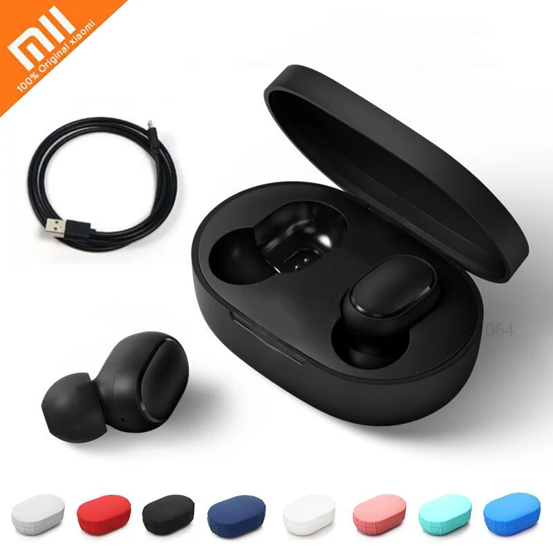 Горячие Xiaomi Redmi AirDots беспроводные наушники bluetooth управление языком Автоматическое Сопряжение мини смарт-гарнитуры
