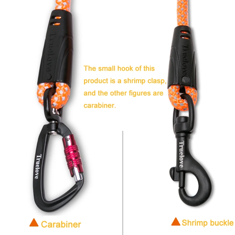 TrueLove Dog Leash Reflective Material Is Woven Into The Round Rope Suitable for large and medium dogs Walking climbing TLL2571