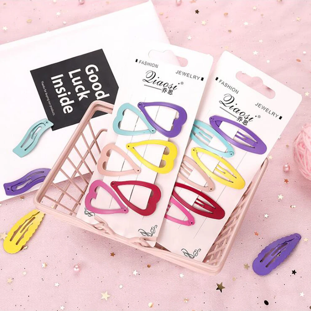 6 шт. заколки для волос карамельных цветов из сплава |