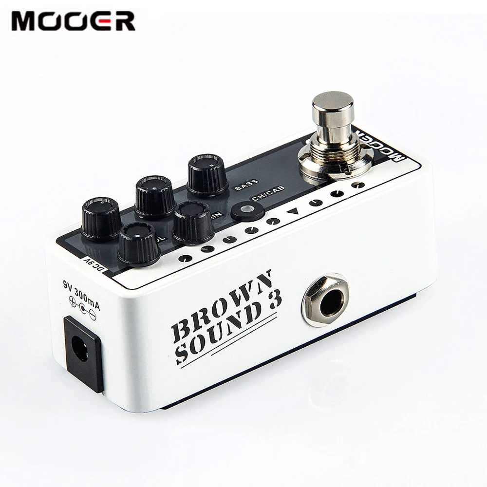 MOOER 005 коричневый двухканальный усилитель звука современный цифровой 3 диапазона