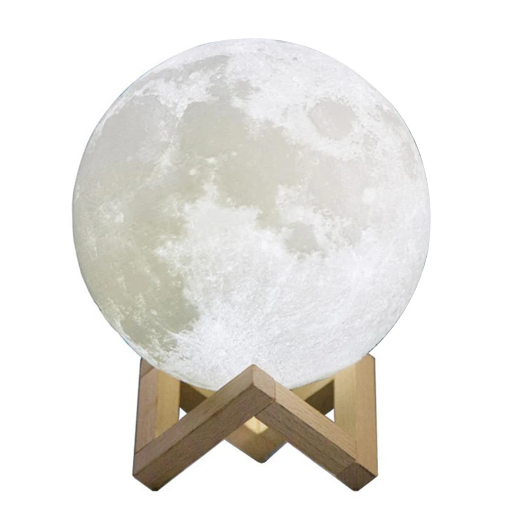

3D Printing Moon Lamp USB LED Night Touch Control Color Changing