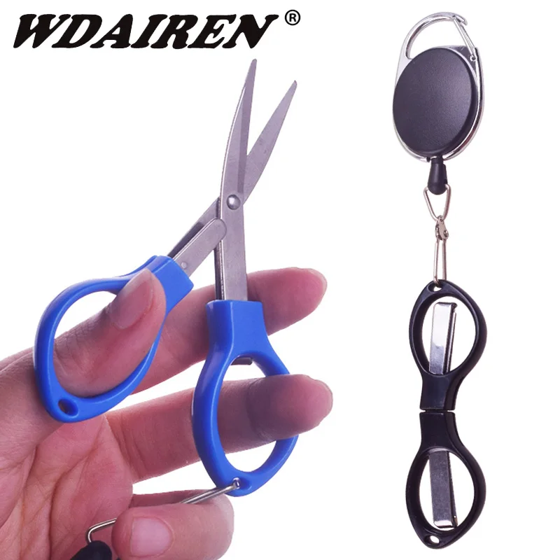 

WDAIREN быстро складывающиеся ножницы с телескопической пряжкой, набор из нержавеющей стали, ножницы для рыбного использования, аксессуары, ле...