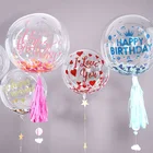 Воздушный шар Bobo, 13 шт., 18202436 дюймов, прозрачный, ПВХ, наклейка на день рождения, для вечевечерние НКИ, воздушный шар, товары для украшения, 8