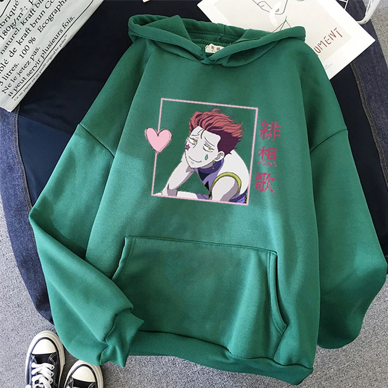 Японские Аниме толстовки Hunter X для мужчин и женщин мужские пуловеры свитшоты Hisoka