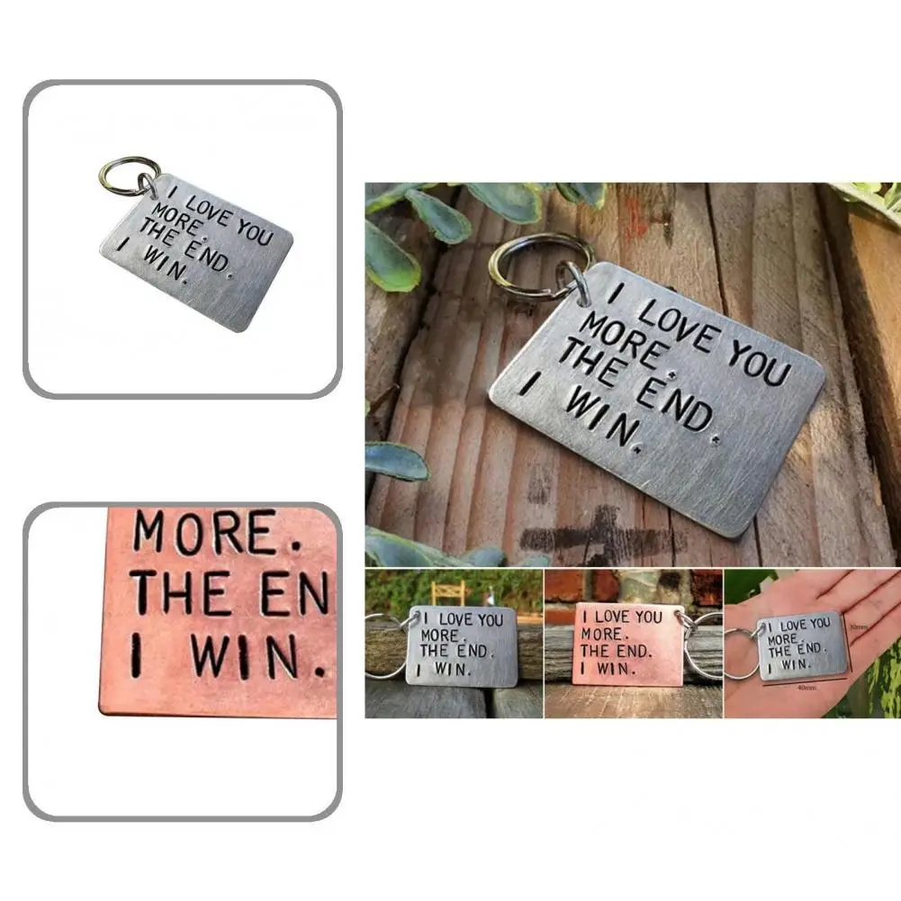 

Стильный брелок, изысканный брелок ручной работы, креативный, не потускнеющий, я люблю вас, более Забавный брелок, подарок