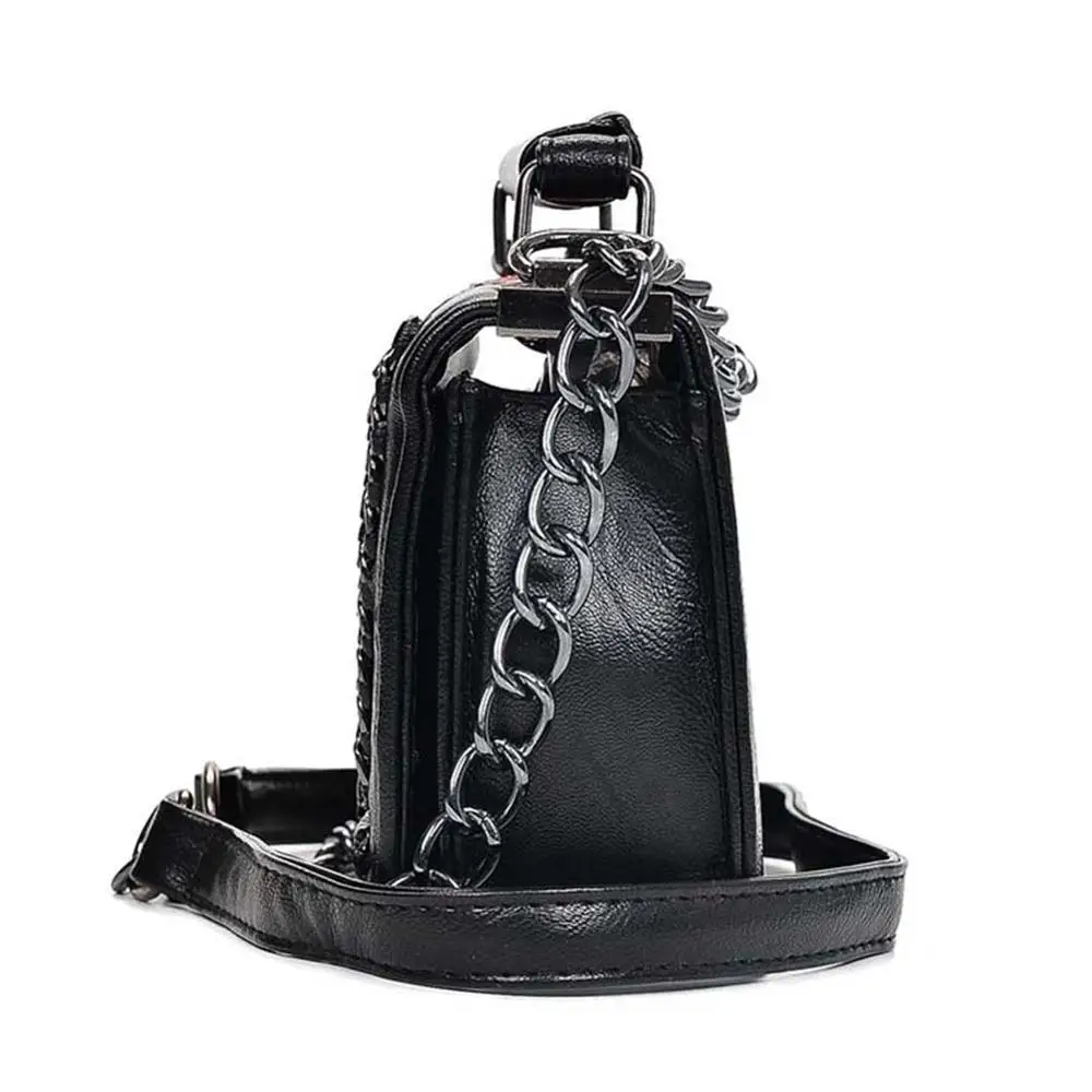 Сумка на плечо женская кожаная сумочка-тоут через с маленькой цепочкой роскошный