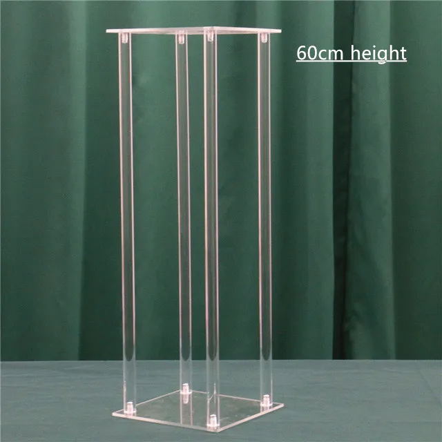 60cm acrylic stand 60 см 3/4 большой искусственный цветок шар Шелковый стол цветок центральный для вечерние события Свадебный декор дорога свинцовый стол букет цветов - Цвет: 60cm acrylic stand