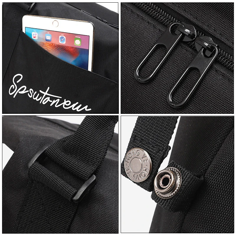 

Large Capacity Travel Bag Unisex Fashion Travel Duffel Bags Waterproof Oxford Cloth Hand Luggage Bag Women's Weekend Package