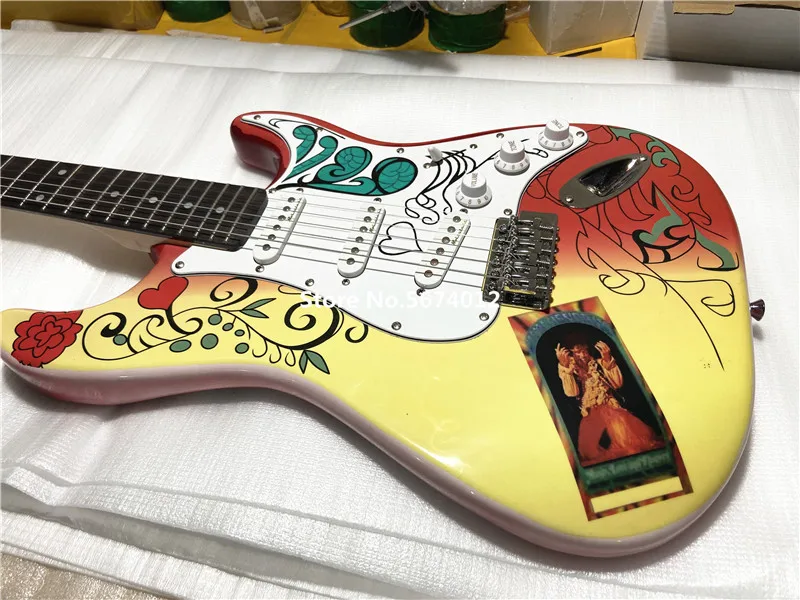 

Классический винтажный лимитированный выпуск, подпись, наклейка на электрогитару, мастер-уровень, бесплатная доставка