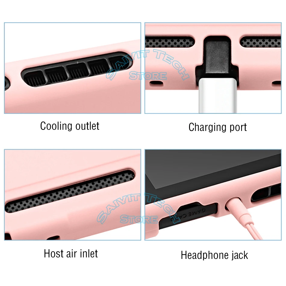 Новинка 2020 цветной защитный жесткий чехол Nintendo Switch из поликарбоната съемный