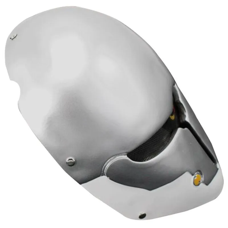 Горячая игра металлический Шестерни однотонная серая лиса Косплэй смолы маска