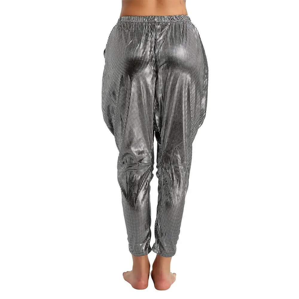 DPOIS/Женская Блестящая танцевальная клубная одежда в стиле хип хоп костюм для