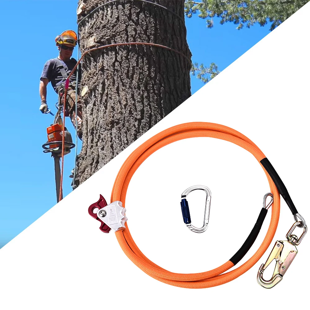 2 4 м стальной проволочный сердечник с тройным замком карабин регулируемый ремень