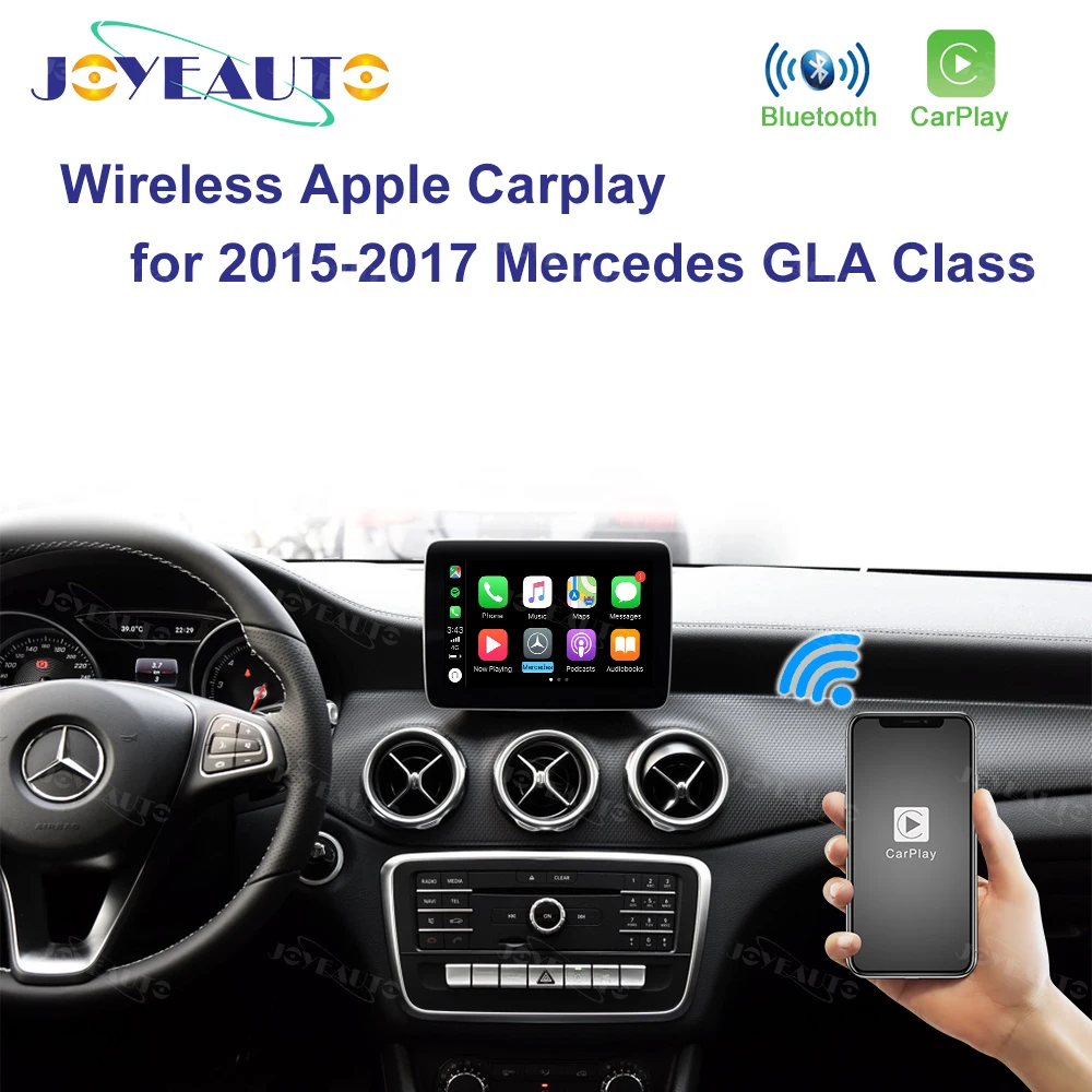 Joyeauto Aftermarket беспроводная Apple CarPlay модифицированная для Mercedes GLA класс X156 X117 15-19 NTG5 Автомобильная игровая поддержка задняя камера