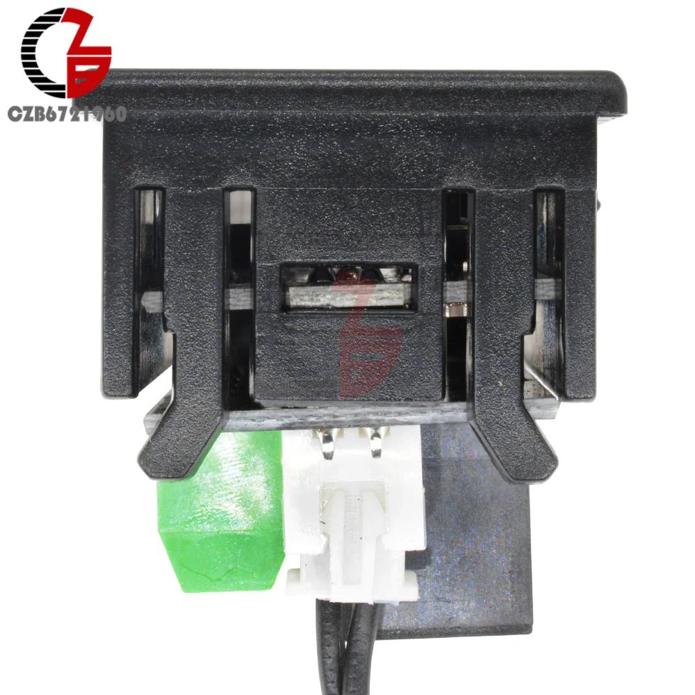 Цифровой светодиодный термостат W1209 красный регулятор температуры Домашний