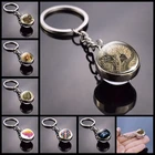 Брелок в стиле панк, человека, человека, мозга, картина мозга, двухсторонний стеклянный брелок с кабошоном, человеческий мозг, ювелирные изделия, подарок для мужчин, Прямая поставка