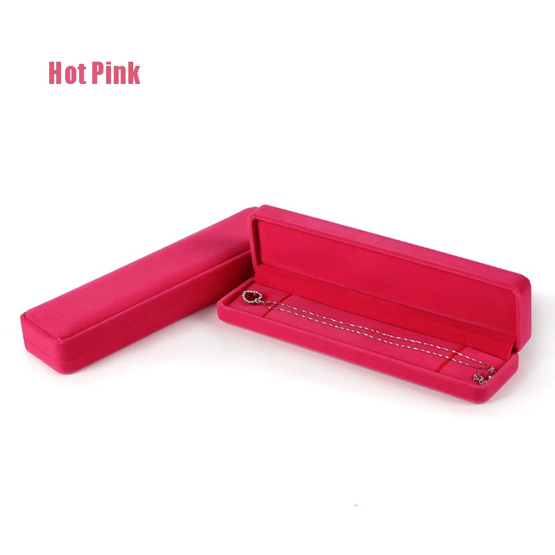 Длинная цепочка Вельвет ожерелье Подарочная коробка ювелирные изделия подвеска