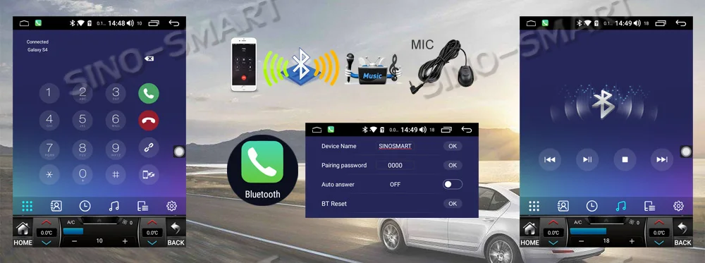 Sinosmart Android 8,1 Tesla стиль вертикальный HD экран автомобильный gps Мультимедиа Радио навигационный плеер для Kia K3 Cerato Forte 2013-15