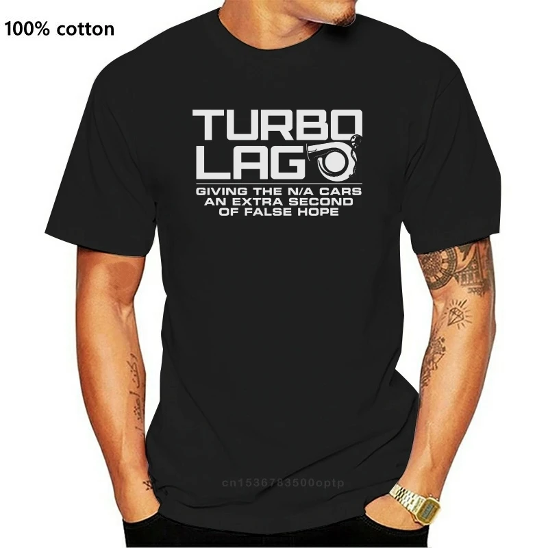 

New 2021 2021 Arrival Men Fashion Turbo Lag Mens Funny Car T Shirt - Gift for Him Dad Drag Racinger Drift Motorsport Summer T-Sh