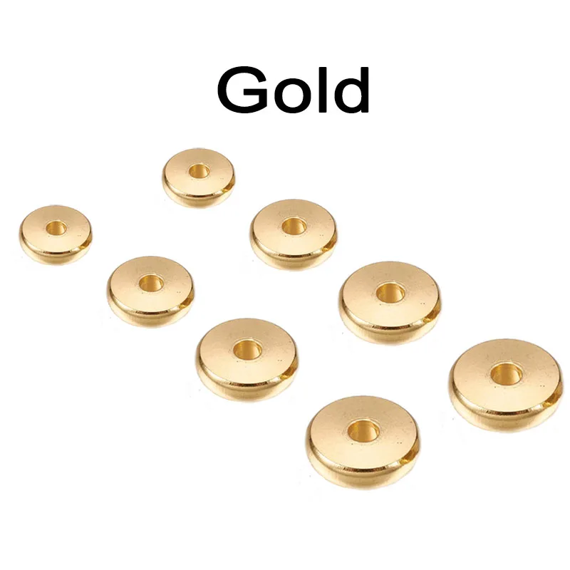 Круглые бусины из нержавеющей стали для самостоятельного изготовления