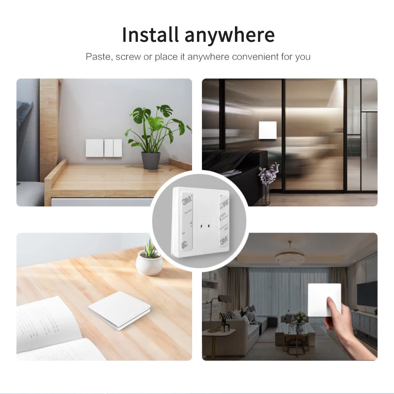 Умный переключатель Tuya Smart RF 433 беспроводной Wi-Fi дистанционное управление через