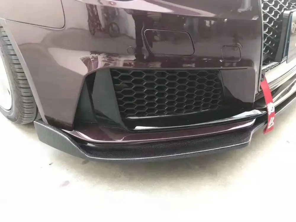 Карбоновый передний бампер спойлер автомобильный диффузор Подходит для AUDI A3 S3 RS3