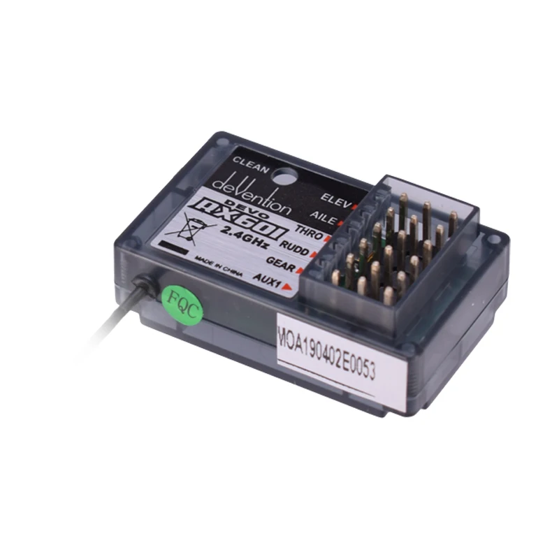 Original Walkera RX601 Receiver 2.4GHz 6CH for Devention DEVO 6 7 8 10 12 Remote Transmitter RC Helicopter Part | Игрушки и хобби
