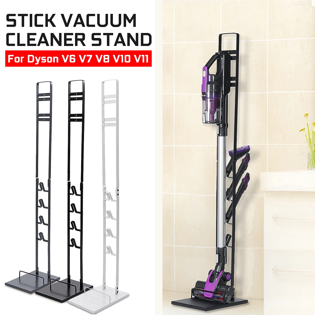 Стойка для хранения аксессуаров пылесоса Dyson V6 V7 V8 V10|Подставки и стеллажи| |