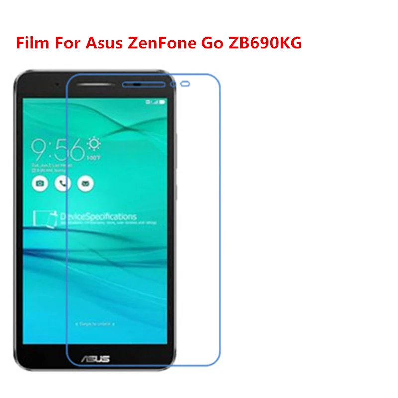 1/2/5/10 шт. ультратонкая прозрачная защитная пленка для HD ЖК-экрана с тканевой пленкой для очистки для Asus ZenFone Go ZB690KG.