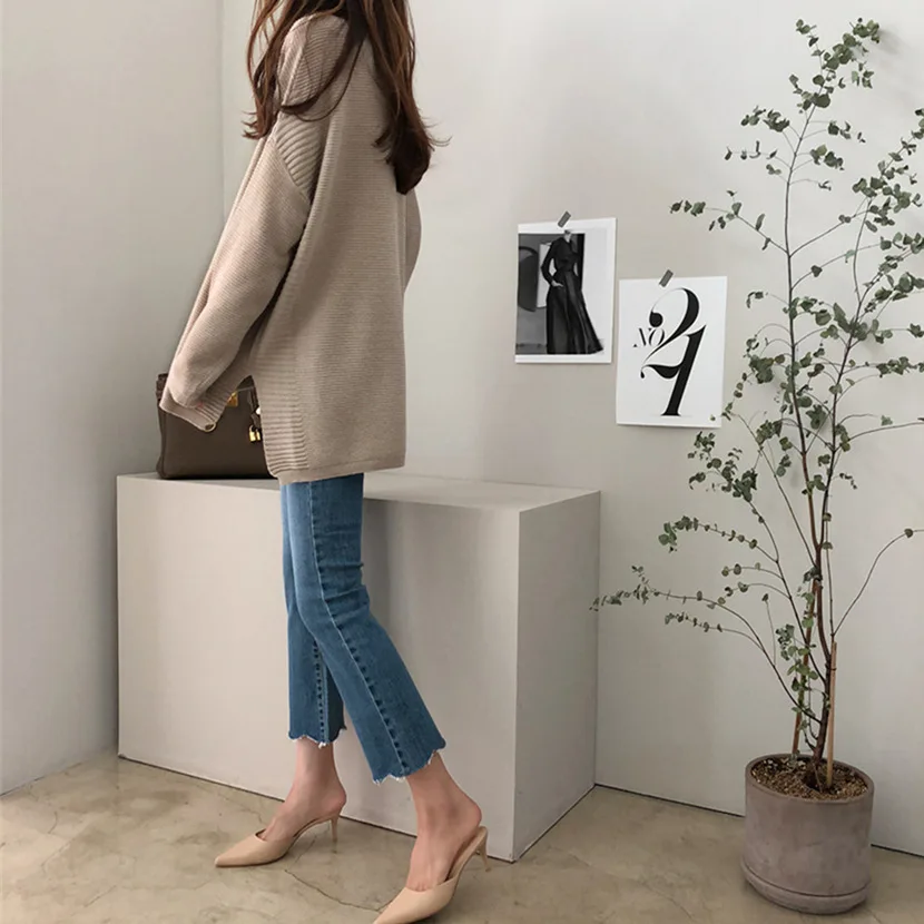 COWCOM/пикантные туфли лодочки с острым носком из органической кожи женская обувь