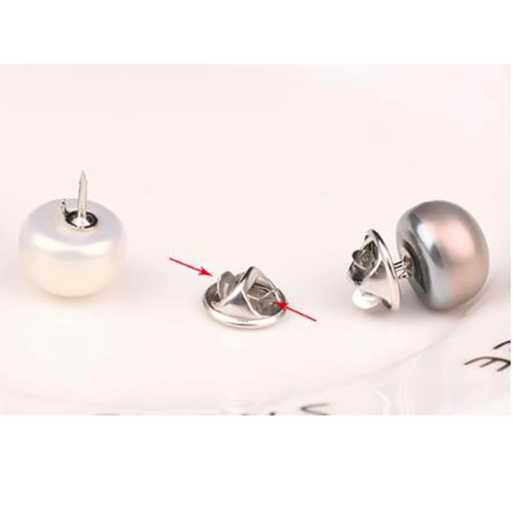 

10 Pcs 1.2cm Women's Brooch Set Fashion Imitation Pearl Rhinestones Pin Coat Clothes Pins Accessories Gift Brooches for Women