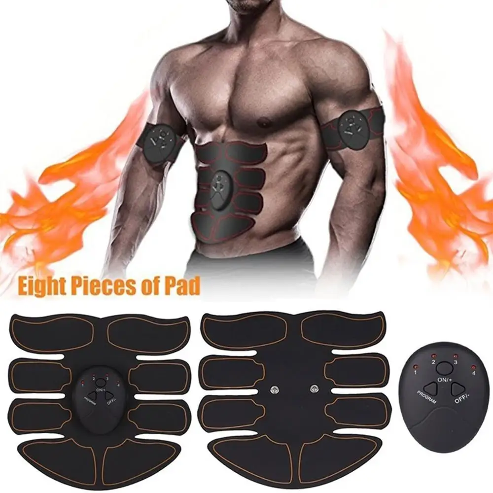 Exercise Workout Home Fitness Equipment Electric Simulators Massage Press Trainer Abdominal Muscle Exerciser Belly Leg Arm