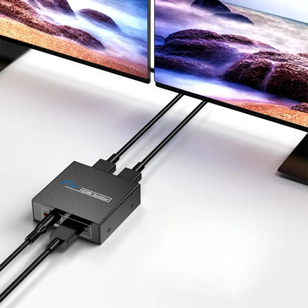 HDMI сплиттер 1 в 2 Out HDCP питание 1080P для Xbox PS4 PS3 Apple TV HD | Электроника