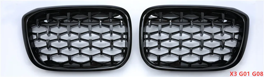 Для Bmw F10 F18 F30 E90 F35 G30 G38 X1 X3 X4 X5 X6 Z4 E89 глянцевая черная Автомобильная тюнинг Передняя