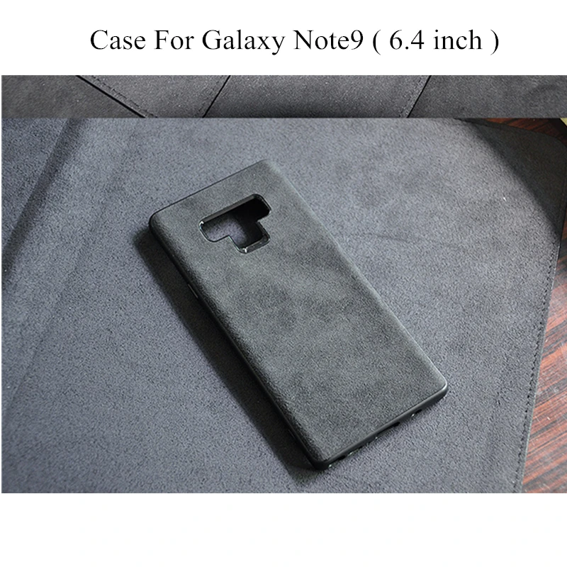 For Galaxy Note 9 Замшевый тканевый кожаный чехол для Galaxy S8 S9 S10 plus Note 9 8, чехол для телефона, чехол для note 10 Plus, чехол fundas - Цвет: For Galaxy Note 9