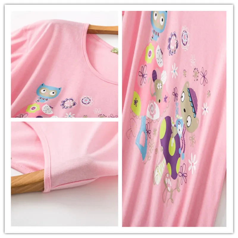 Women's Pajamas Pants Short Sleeve T-shirt 2 Piece/Set Sexy Hot Big Size Mom Home Top Women Cotton Sleepwear 2020  New Clothing