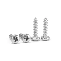 50pcs m1 m1 2 m1 4 m1 7 m1 8 m2 m2 2 m2 3 m2 6 mini 304 stainless steel cross phillips pan round head self tapping wood screw