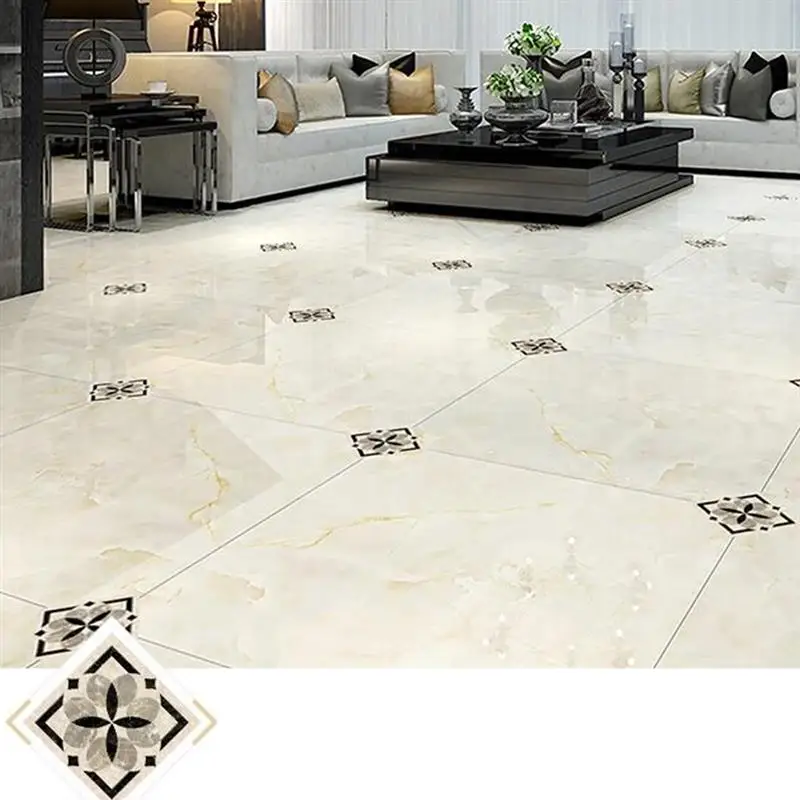 

Self Adhesive PVC Ceramic Tile Stickers Waterproof Wall Sticker Art Diagonal Home Decor Kitchen 21 Piece