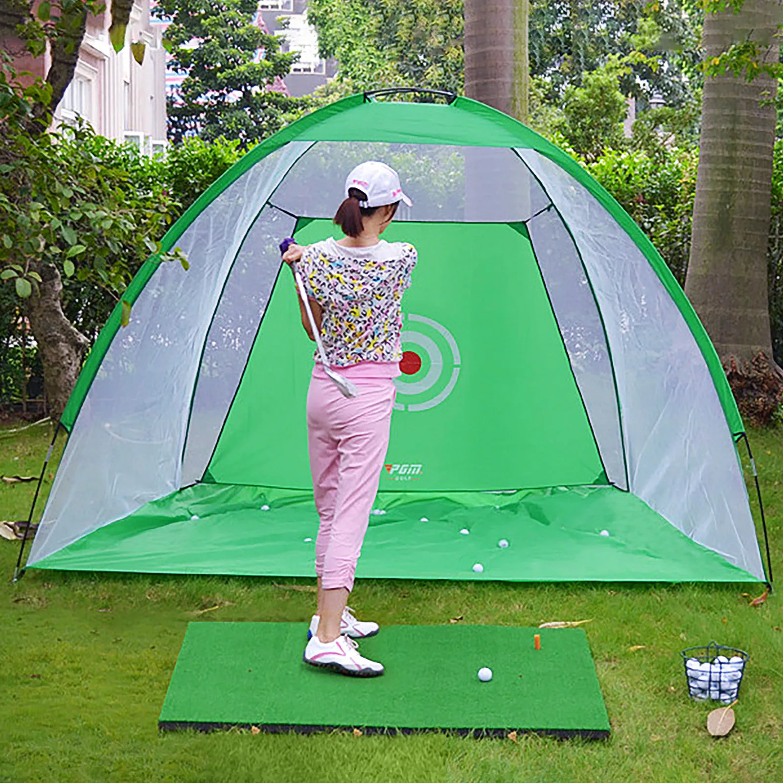 

Golf Goal Practice Net Nylon Mesh Indoor Outdoor Practice Net Batting Cage Golf Accessories Golf Training Aids