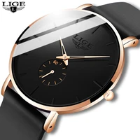 lige new fashion mens watches top brand luxury sport waterproof simple ultra thin watches men quartz clock relogio masculinobox