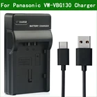 Зарядное устройство LANFULANG, USB, для камеры Panasonic VW-VBG070, VW-VBG130, VW-VBG260, DMW-BLA13, AG, AC160, HMC70, HMC71, HMC150, HMR10