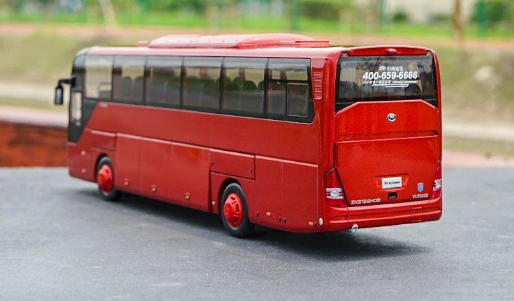 Оригинальная коробка 1:43 Масштаб Китай YuTong автобус туристическая машина литые игрушечные модели ZK6122H детские подарки