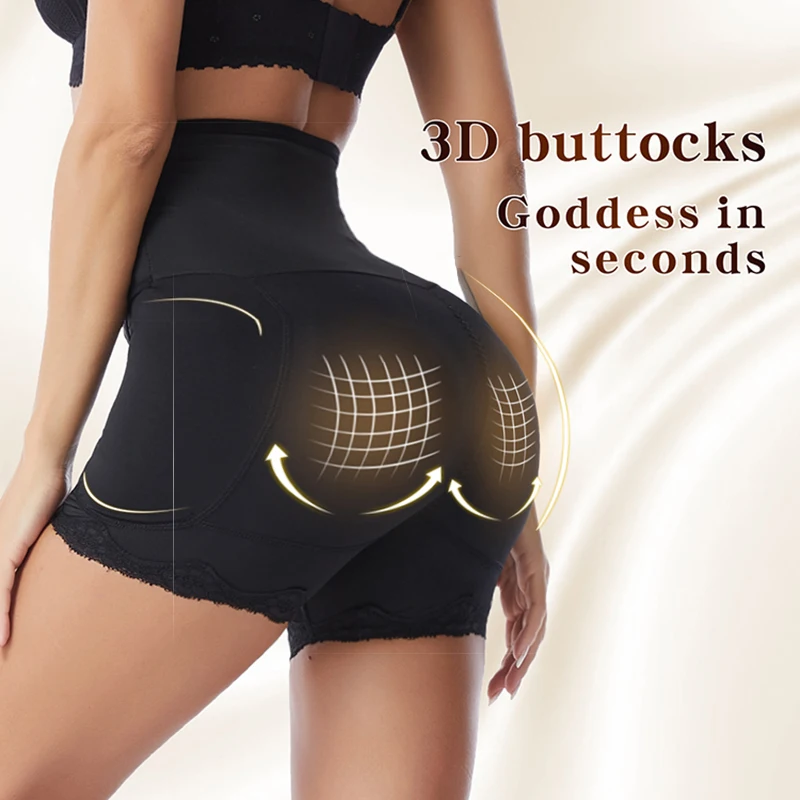 Женское тело Утягивающие трусы Сексуальное белье для подъема ягодиц трусики с